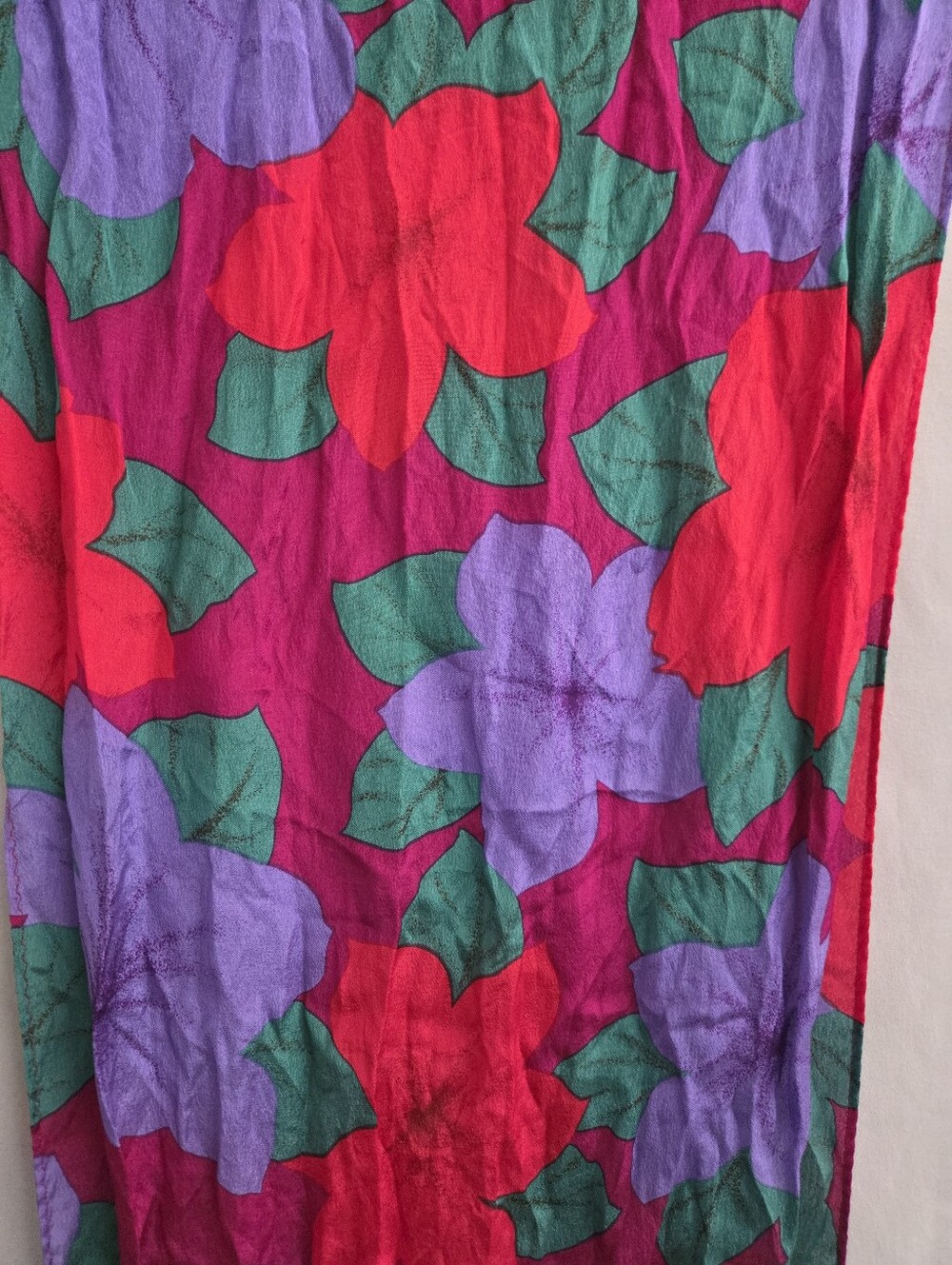 Echo Floral Silk Scarf